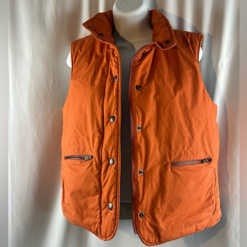 J.Crew multi pocket hooded insulated vest S - Picture 1 of 6